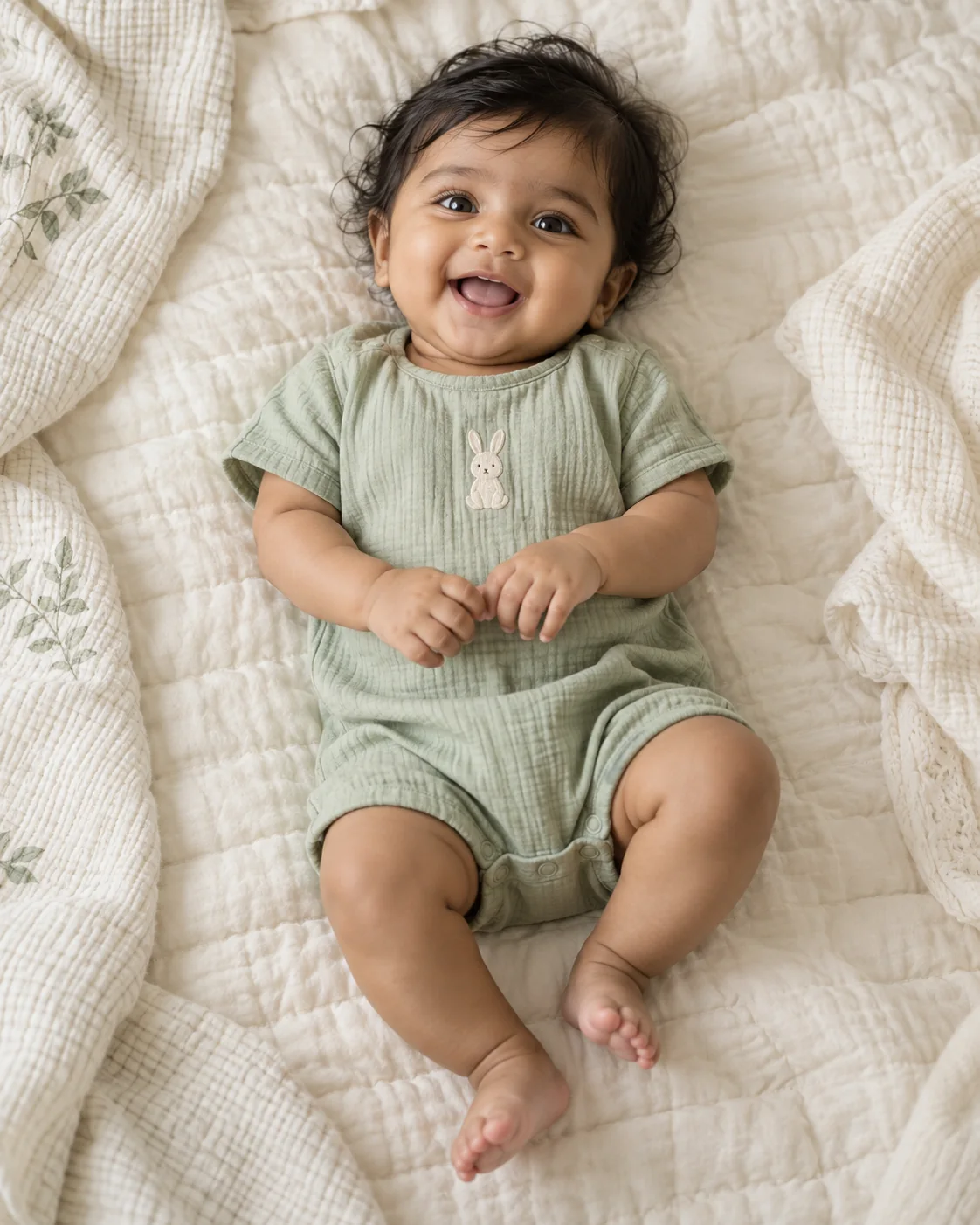 KAVS babywear lifestyle photograph